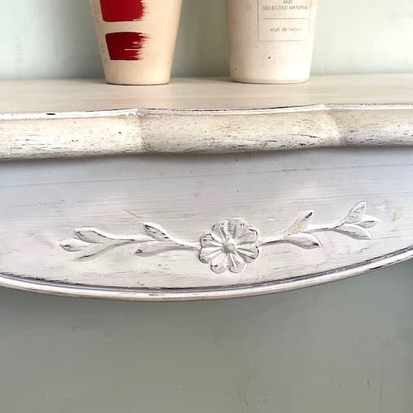 フレンチシャビィ　アンティーク調　コンソールテーブル　起立木工　アールヌーボー