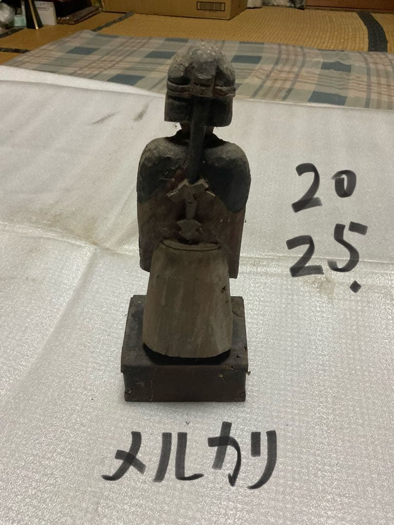 木製／聖徳太子　幼少期立像。【江戸時代製作。30cm程の仏像】。