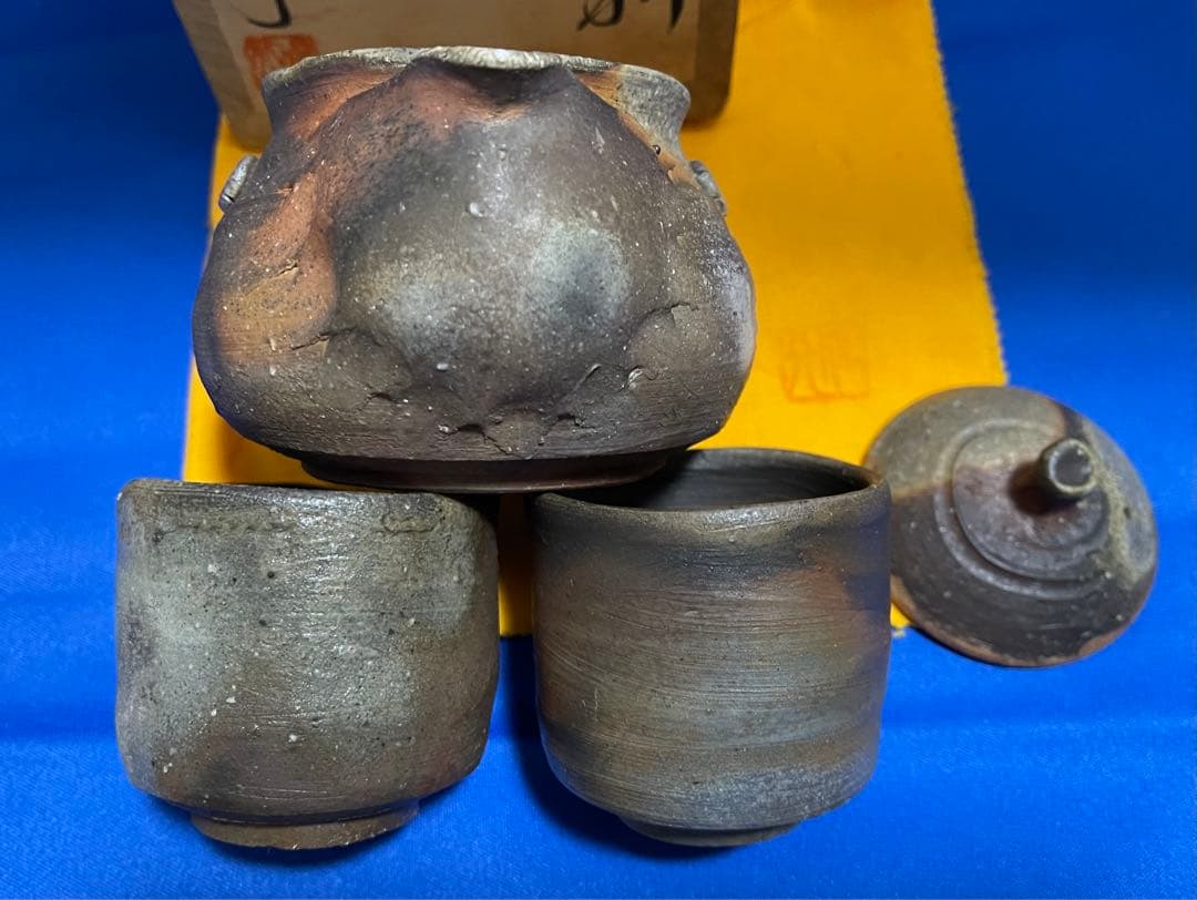 ★備前焼　作家　乗松俊行　変徳利★