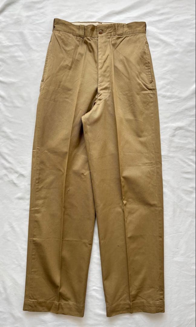 K*6様 50's US Army M-52 Chino Trousers W3
