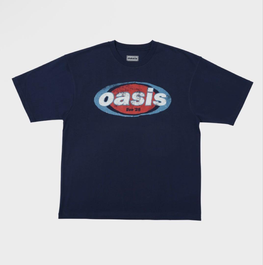 oasis live25 Tシャツ ネイビー