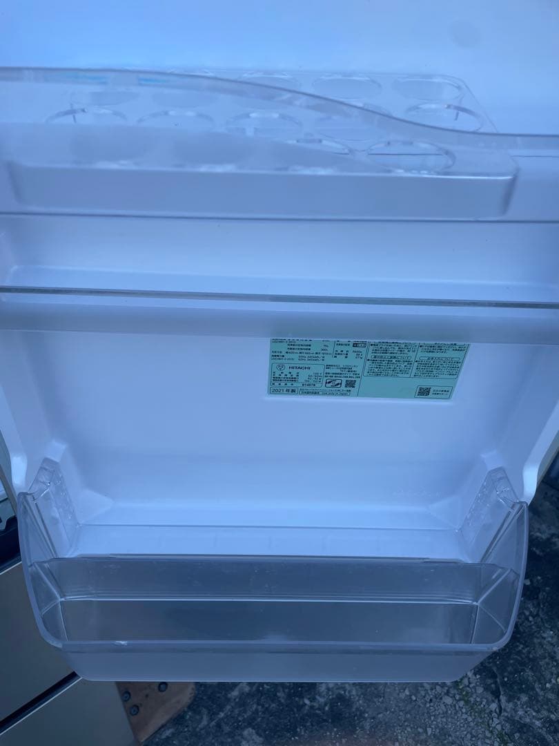 21年製 HITACHI 冷凍冷蔵庫 375L R-V38NV 右開き