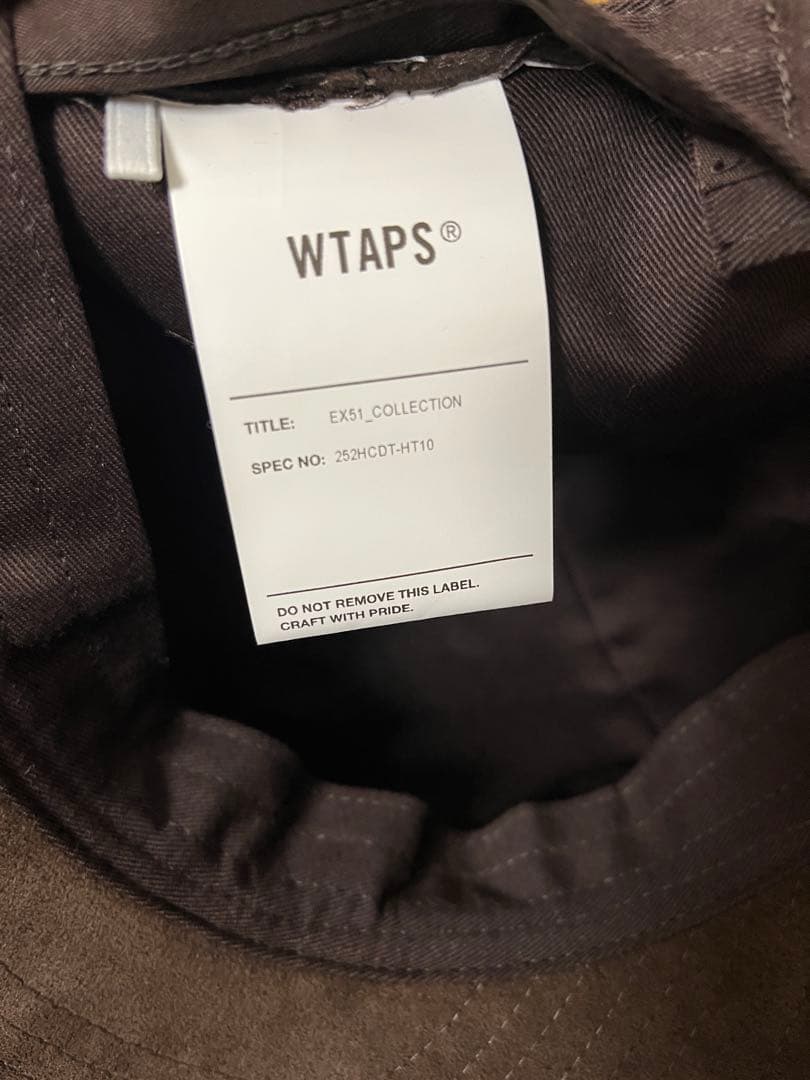 帽子 WTAPS T-6M 01 CAP SYNTHETIC BROWN 25AW