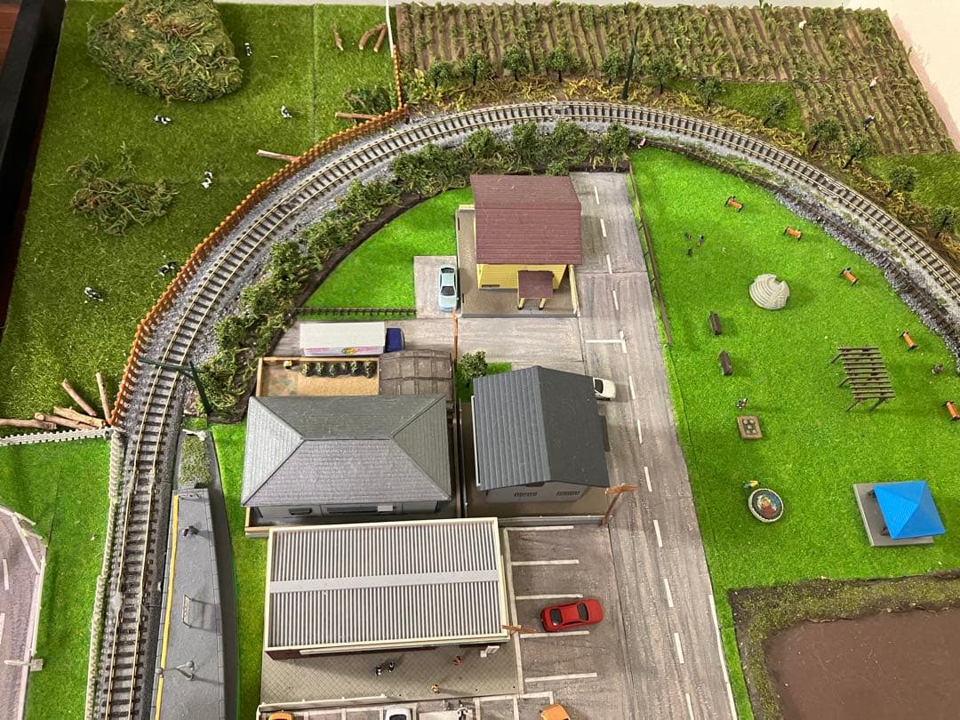Nゲージ 鉄道模型 昭和の駅と街並み ジオラマ トミックス KATO 鉄道　引取