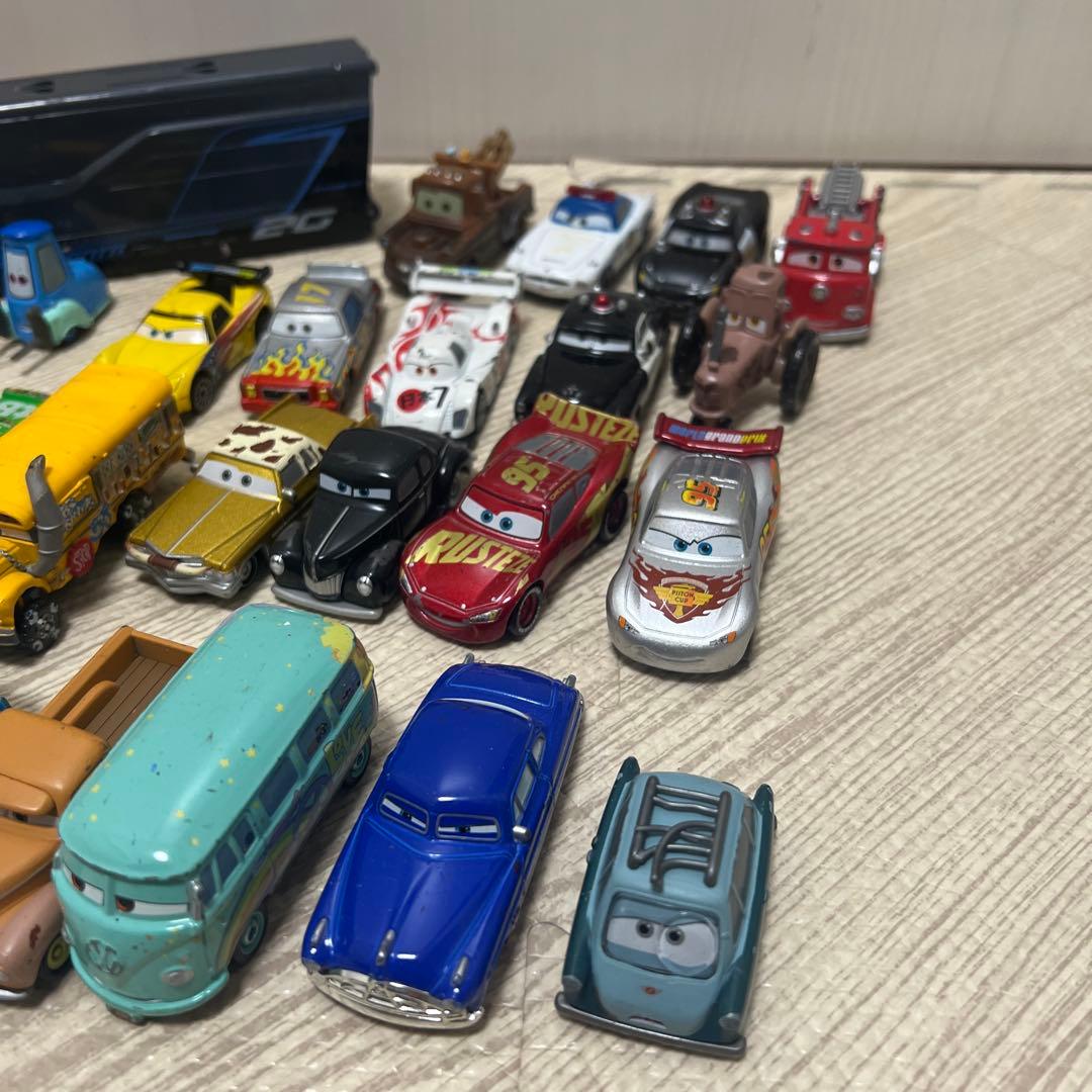 廃盤多数！カーズ ミニカー 39台セット トレーラー付き