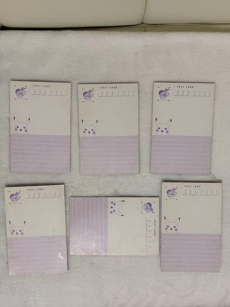 【希少】1999年 初代ポケモン アニメ ポストカード 6枚セット