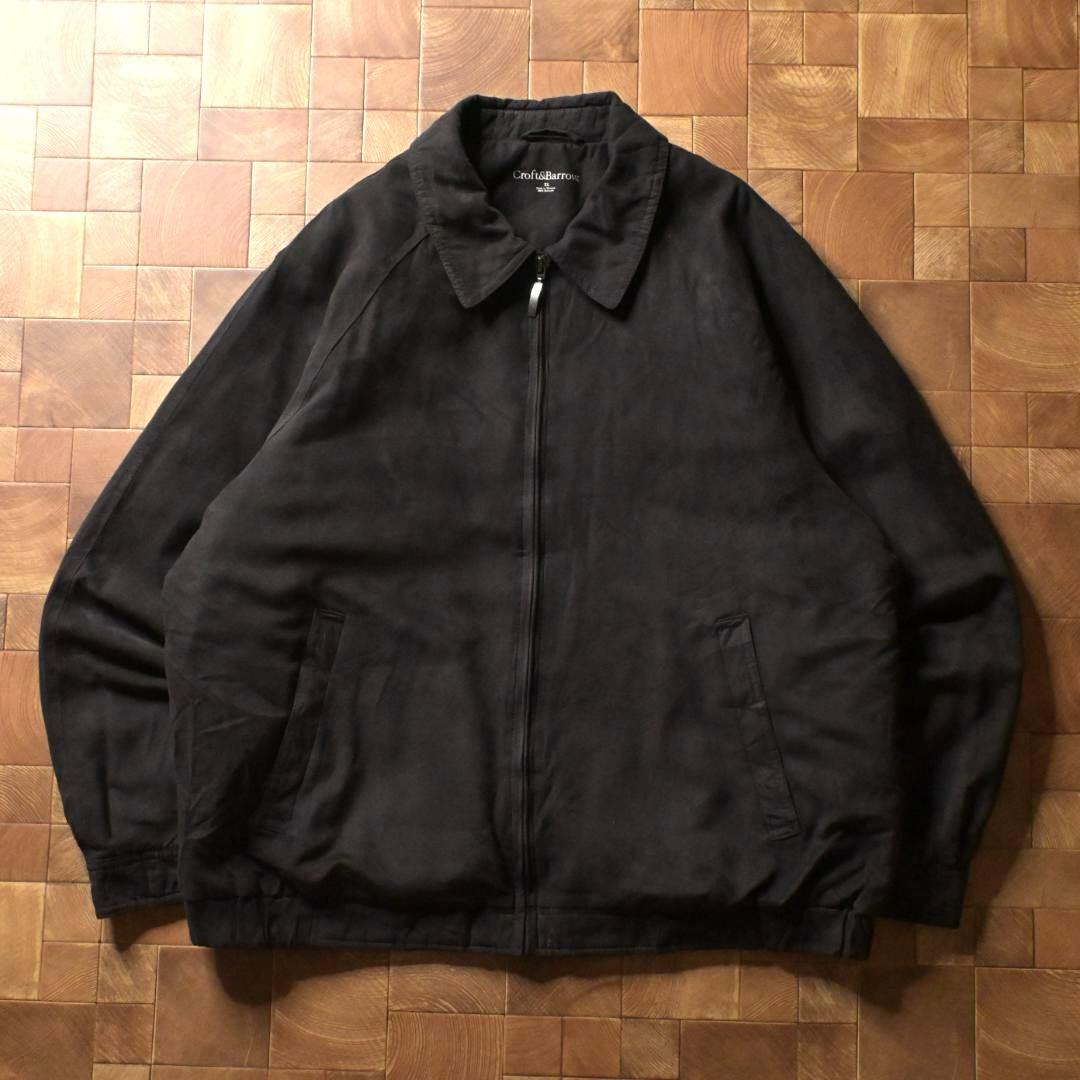 u*d様 Croft&Barrow　スエードタッチ　スイングジャケット　ブラック