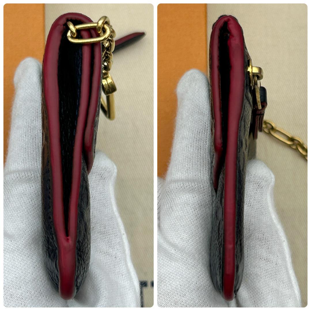 ★美品★　ルイヴィトン　アンプラント　ポシェットクレ　マリーヌ　ケース