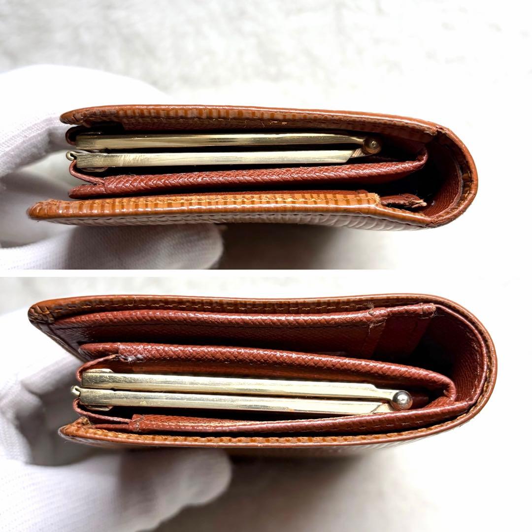 美品　LOUIS VUITTON ルイヴィトン エピ 財布 ブラウン　がま口