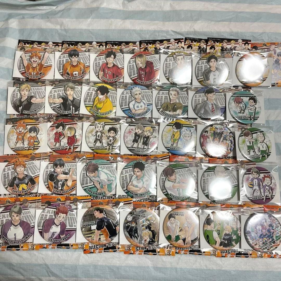 ハイキュー ハイキュー展 コレクション缶バッジ 仙台 東京 フルコンプ