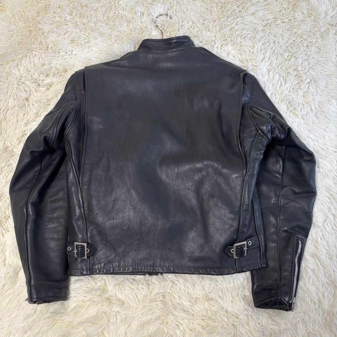 人気✨schott 641E レザージャケット　シングルライダース　本革　38