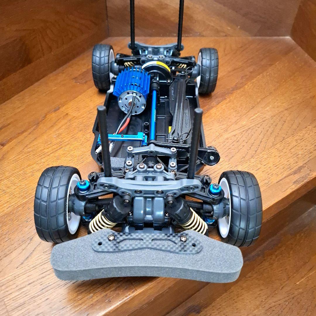 田　宮 T T 0 2 D シャーシ　 組み立て完成品