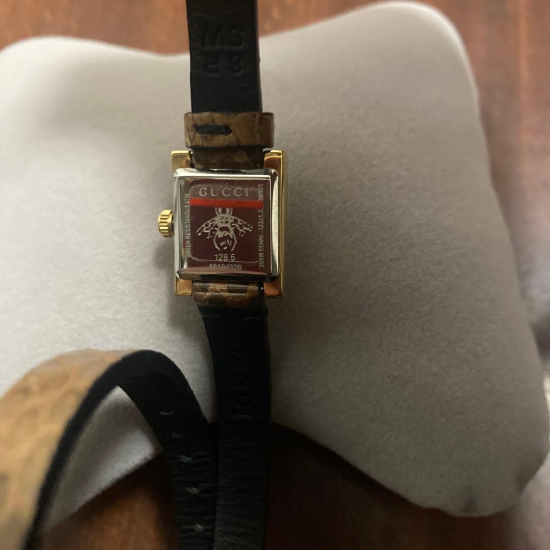 GUCCI レザーベルト 腕時計