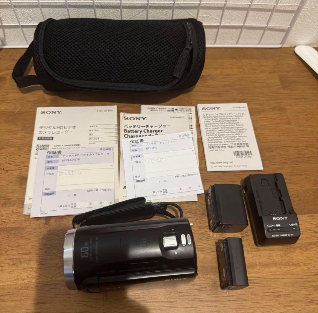 Sony HDR-CX675 HDビデオカメラ 本体