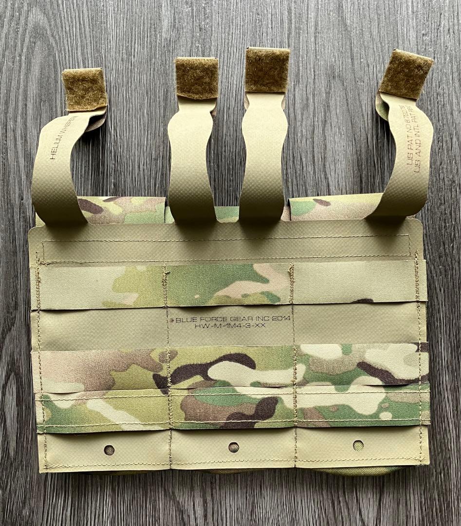 実物 Blue Force Gear トリプルマガジンポーチ　マルチカム