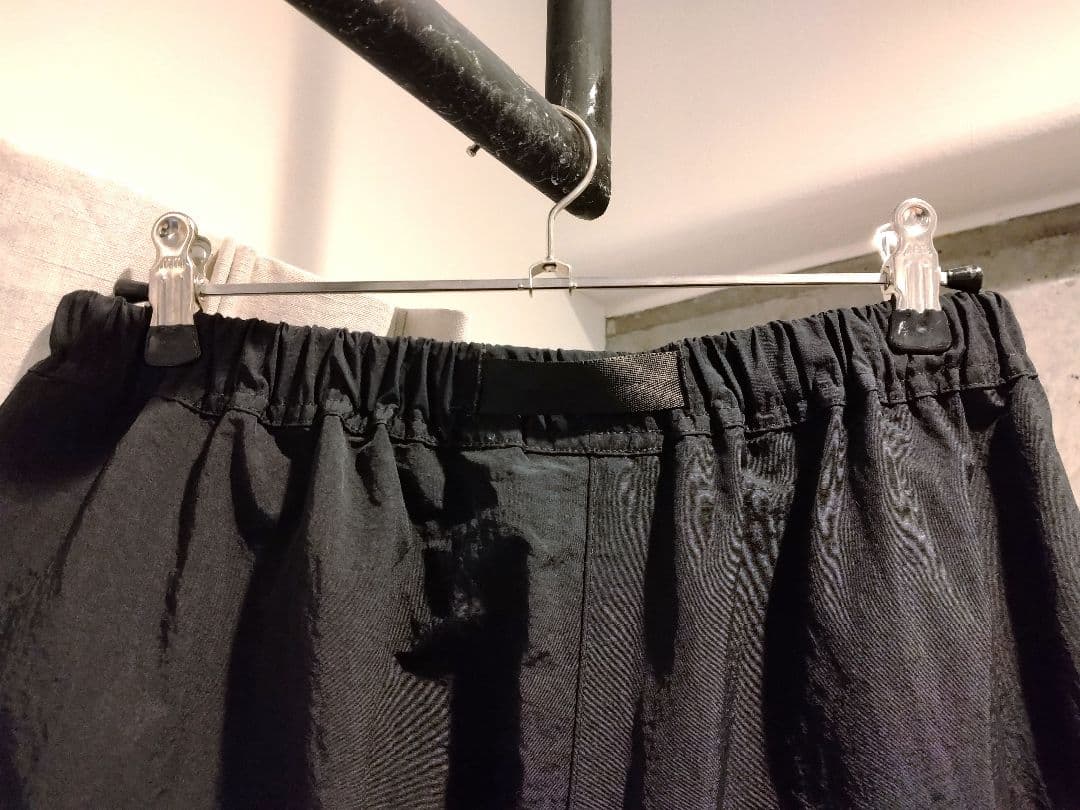 【美品】GRAMICCI NYLON FLARE PANTS ブラック M