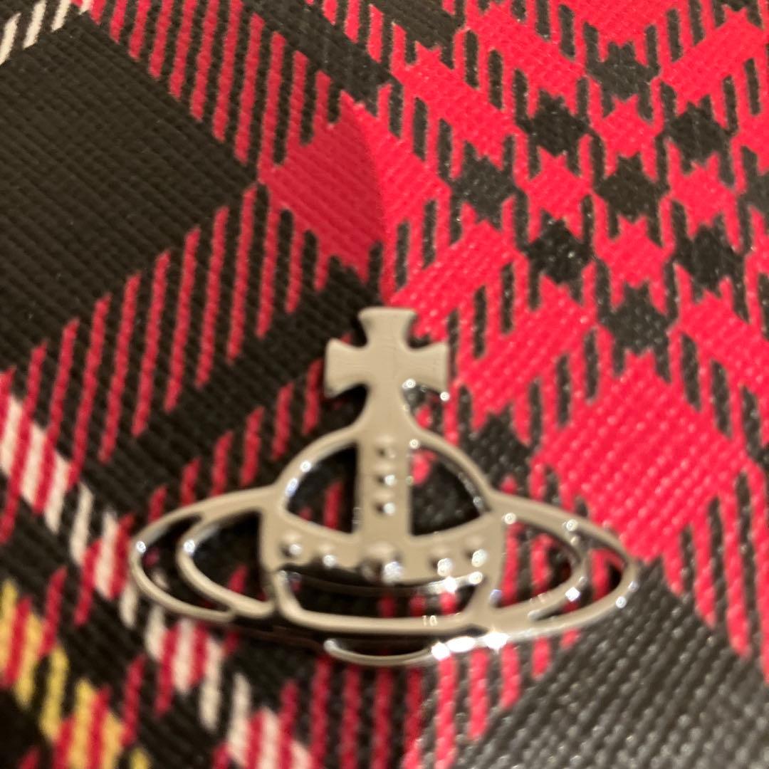 ❤️新品❤️Vivinne Westwood チェック柄がま口三つ折り財布　オーブ