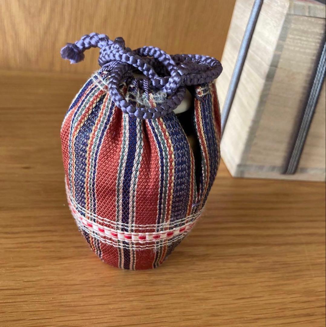 【茶道具】志戸呂焼 白幡鳳悦 造 茶入