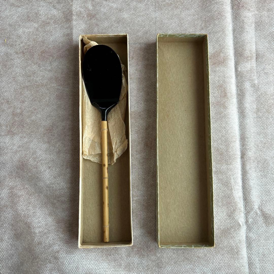 茶道具　茶入　蒔絵師　大端　稔　鶴　輪島塗　棗　灰匙　風