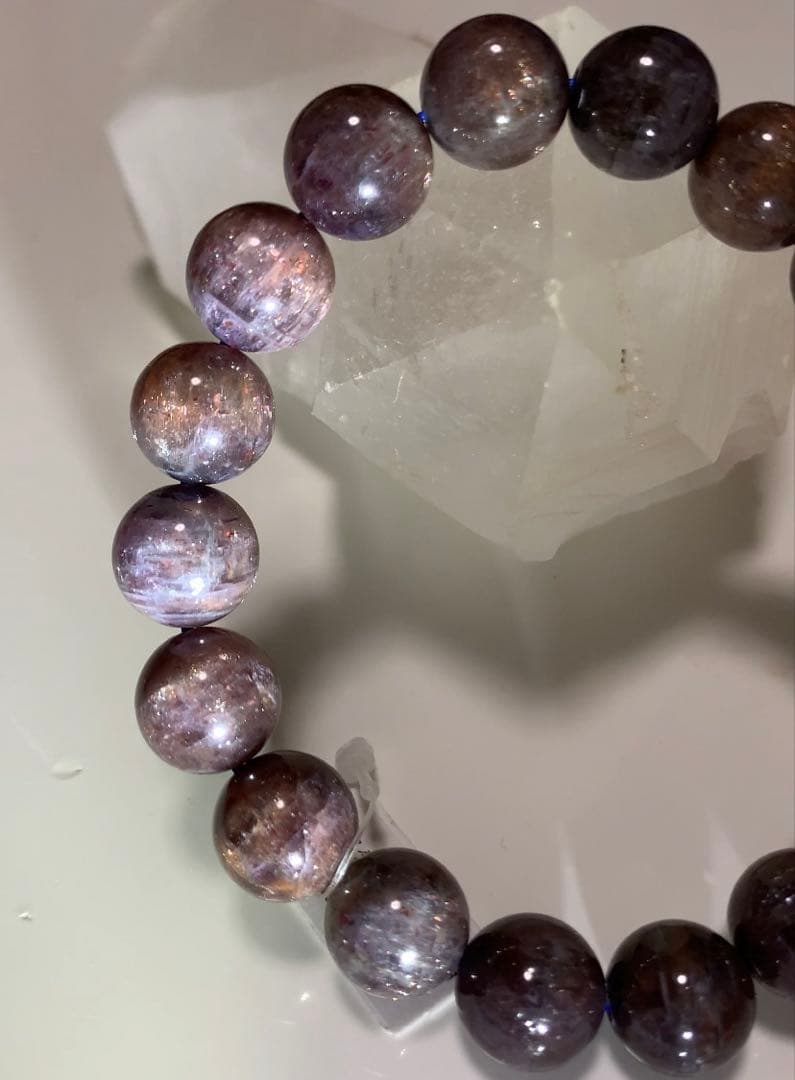 ★翠雨さま★ 《高品質》スターアイオライトサンストーン　ブラッドショットアイオ