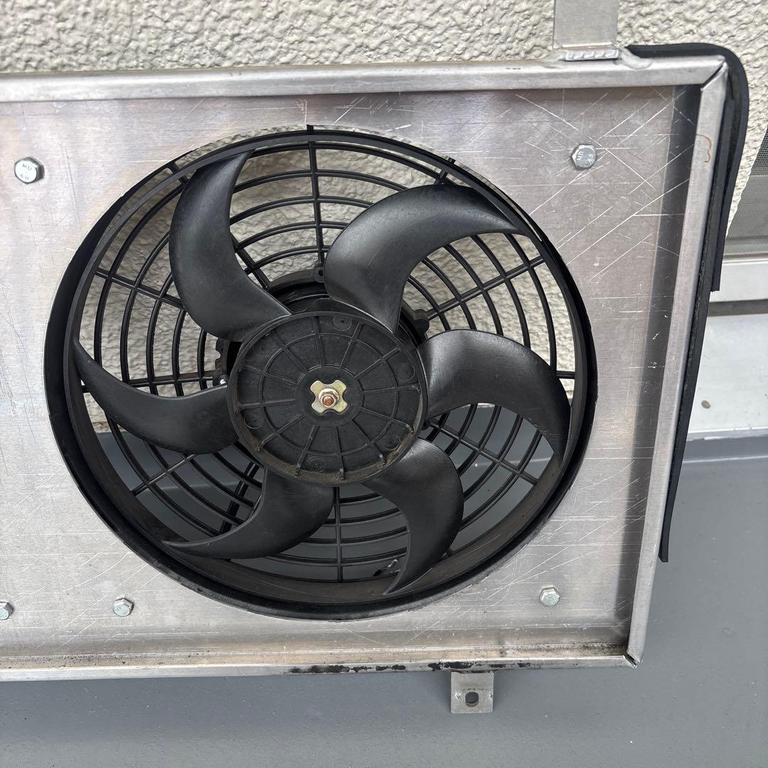 na6ce/na8用　シュラウド付き社外ラジエター電動ファン