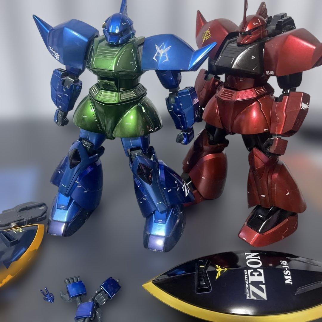 MGアナベルガトー専用ゲルググ MGジョニーライデン少佐専用ゲルググの2体セット