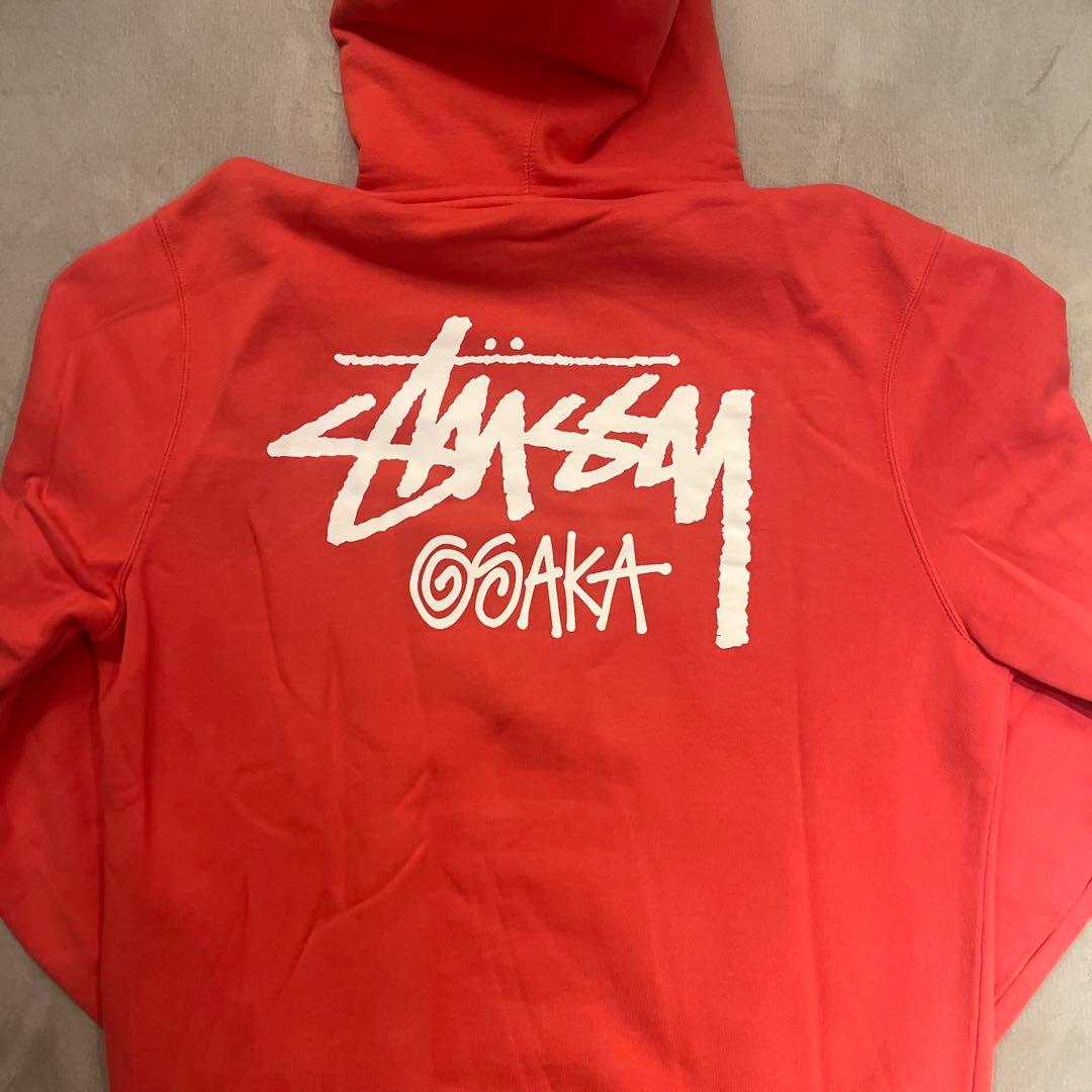 Stussy オレンジ ピンクパーカー 大阪