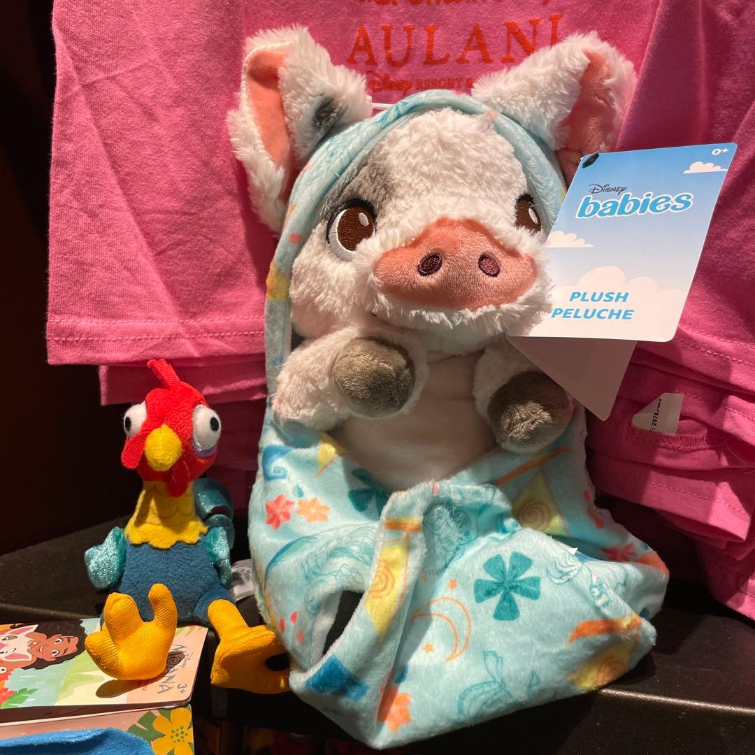 新品超激レア‼︎　ハワイアウラニ限定 　ディズニーモアナ　ぬいぐるみプア　ヘイヘイ