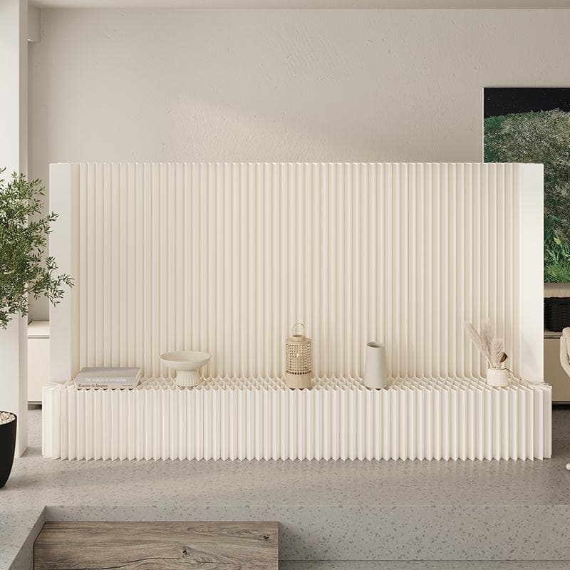 紙製パーテーション陳列展示台高さ2ｍ長さ2-3ｍ組立不要折りたたみ衝立仕切り