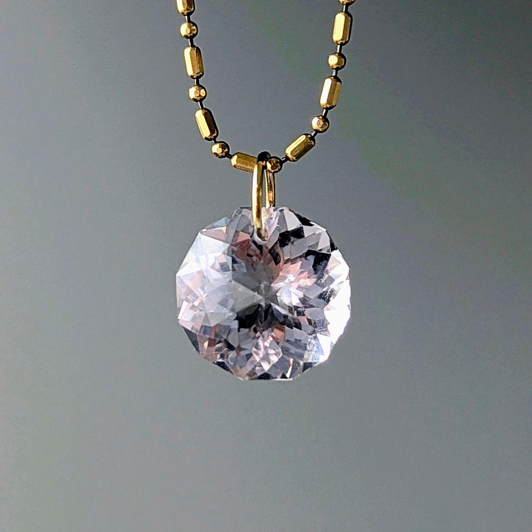 ♢N♢K18 ベリーライトアメジスト3.82ct ペンダントトップ
