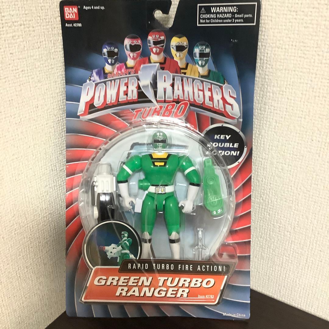 パワーレンジャー ターボ フィギュア　3体セット　激走戦隊カーレンジャー