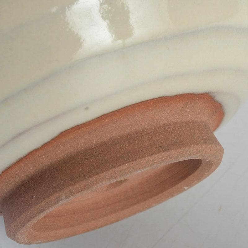 茶道具　赤膚焼　大塩昭山造　茶碗　共布共箱　V　9603