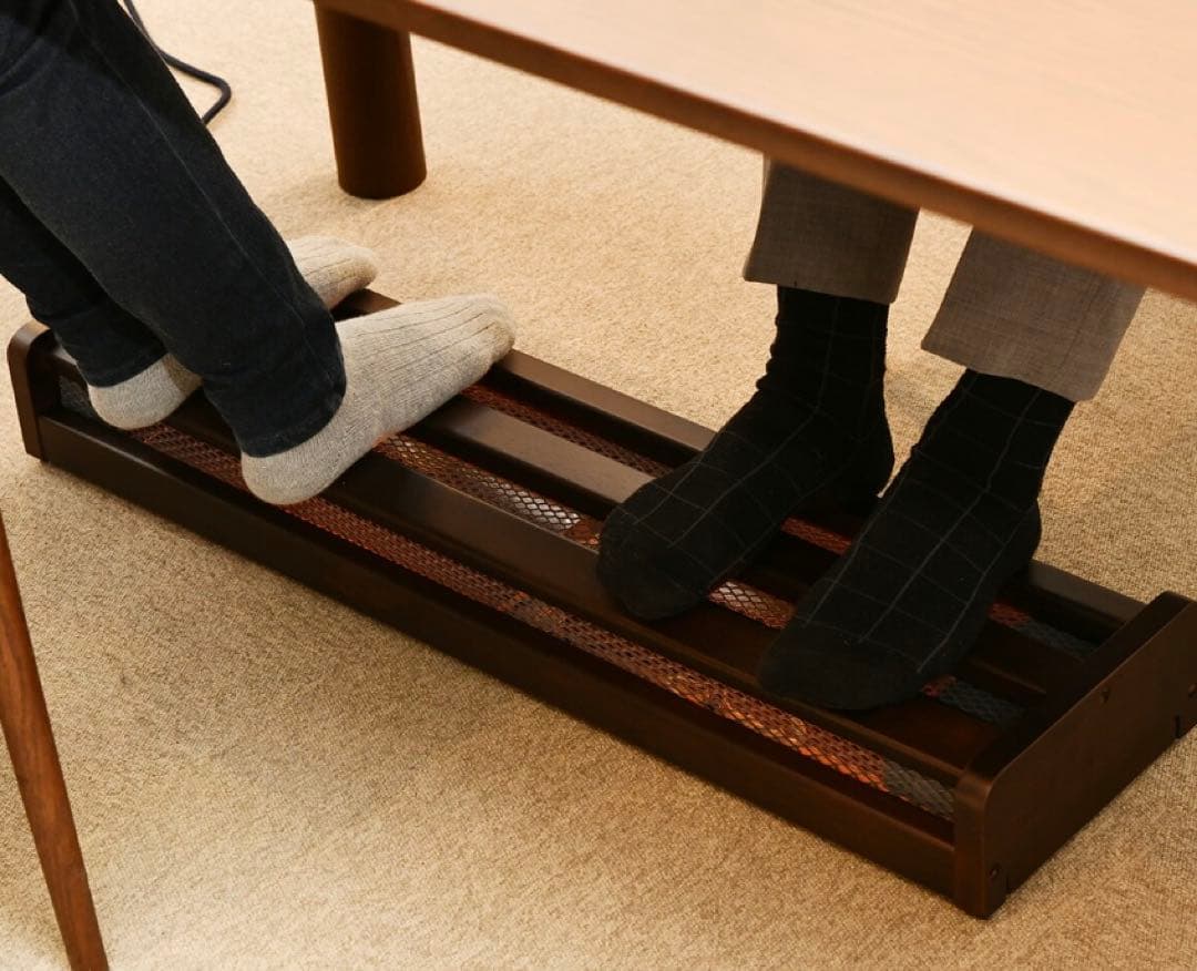 METRO メトロ ハロゲン　木枠フットヒーター