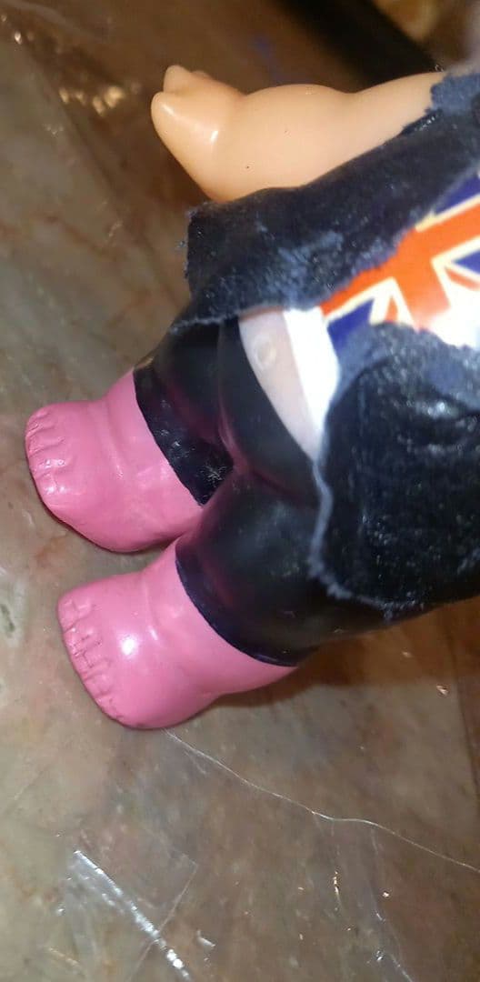 レア★キューピー★パンク★ROCKSTAR★ソフビ人形