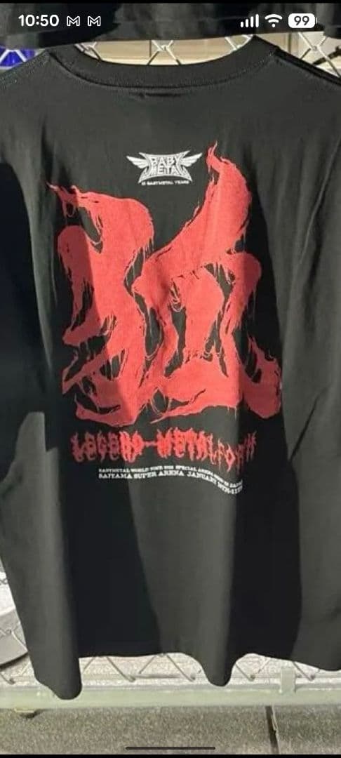 ベビーメタル　百狐夜行 Tシャツ Lサイズ 黒