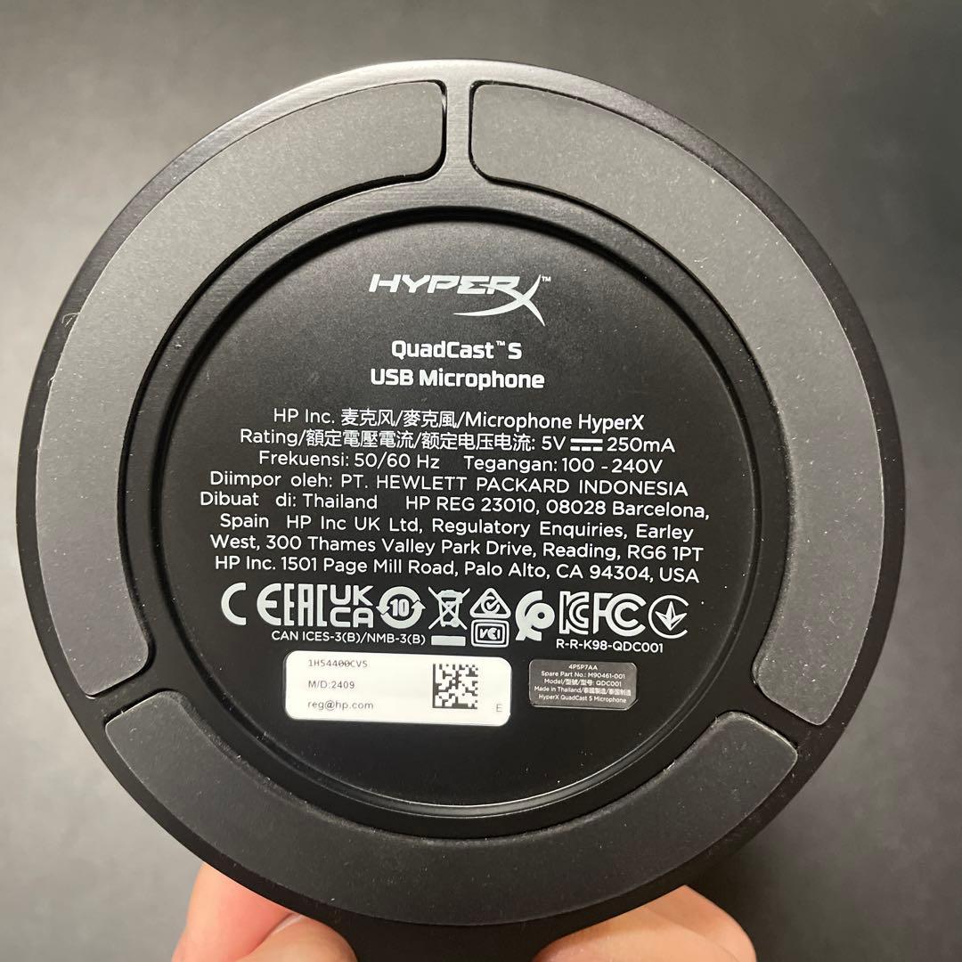 HyperX QuadCast コンデンサーマイク
