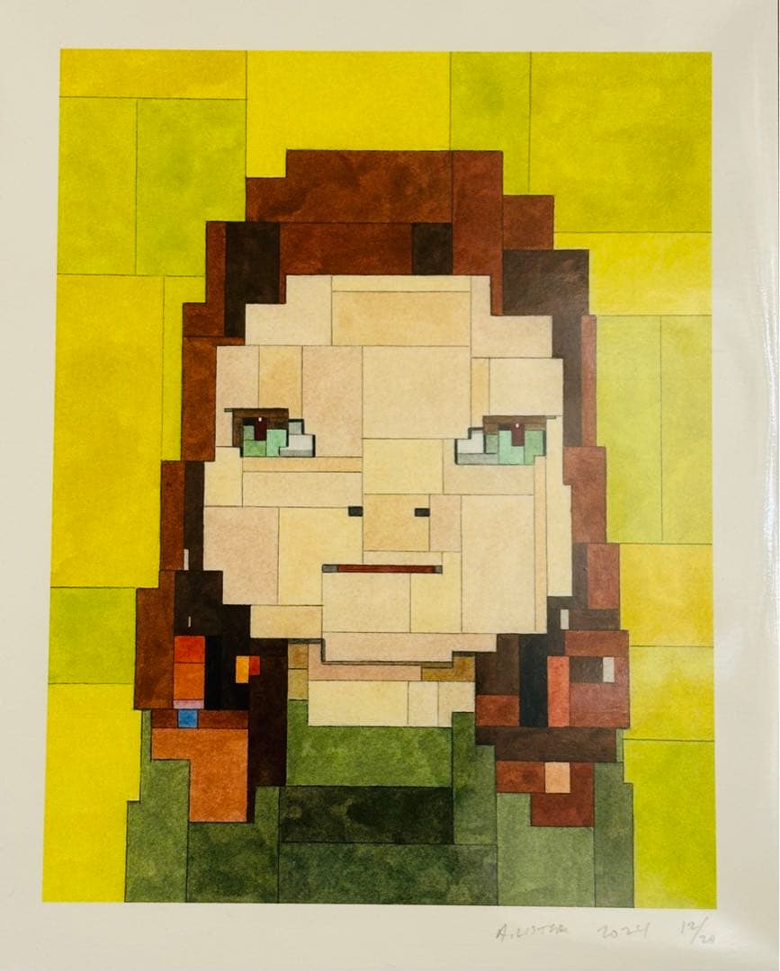 Adam lister アダムリスター 版画 奈良美智 アート 直筆サイン入