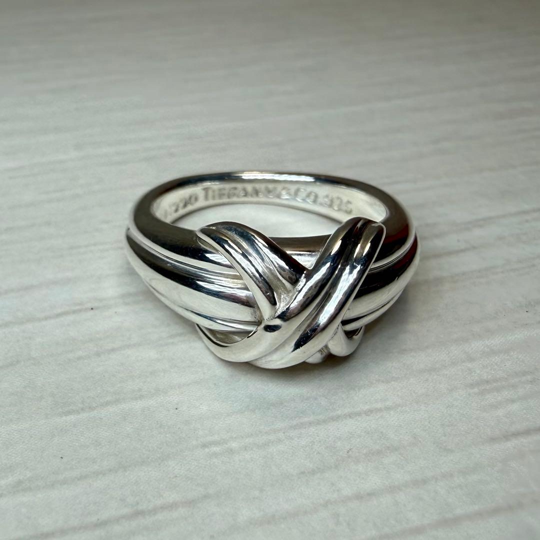 Tiffany&Co. オールドティファニー　シグネチャークロス リング 925