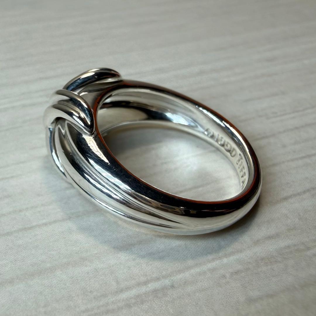 Tiffany&Co. オールドティファニー　シグネチャークロス リング 925