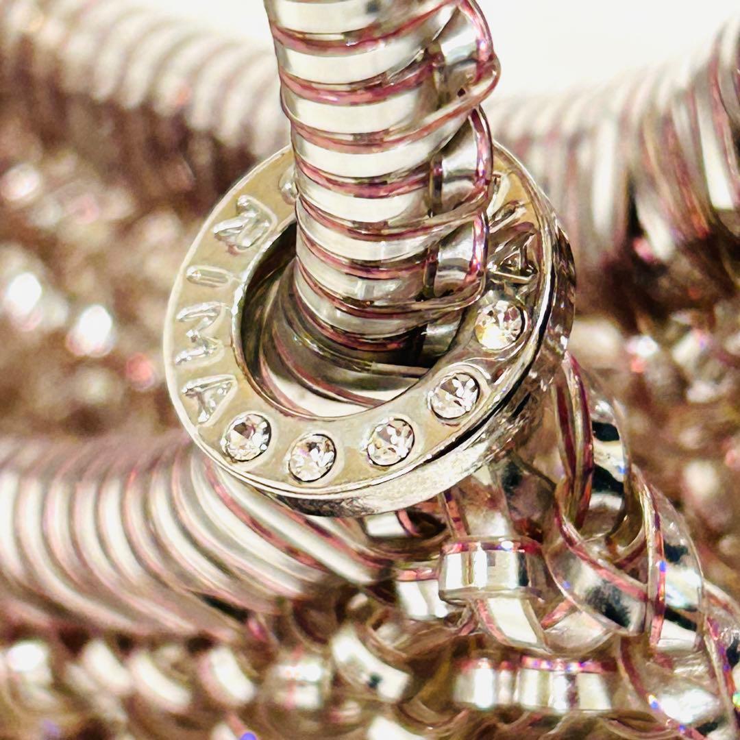 マルちゃん様⭐️【美品】ANTEPRIMA ワイヤーバッグ　ピンクシルバー