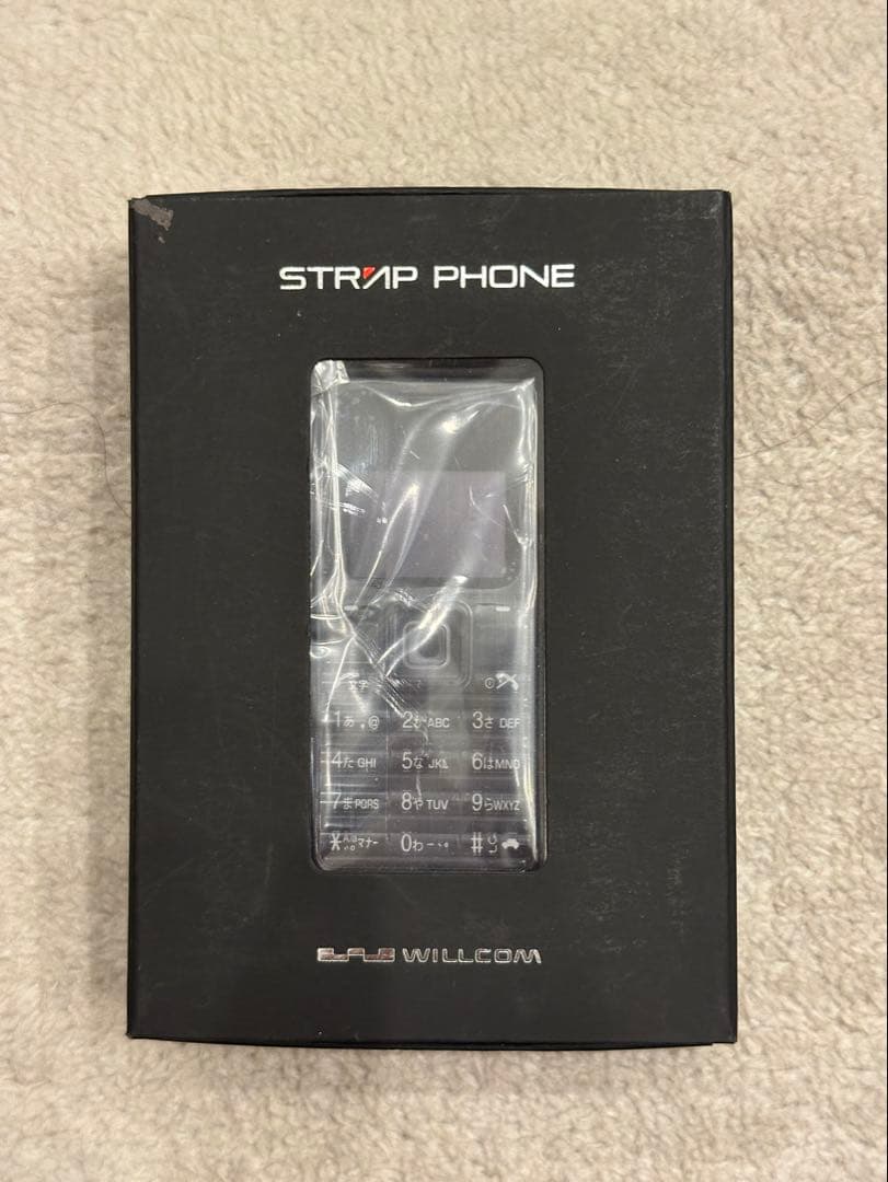 STRAP PHONE WX06A-K ウィルコムWILLCOM新品未使用