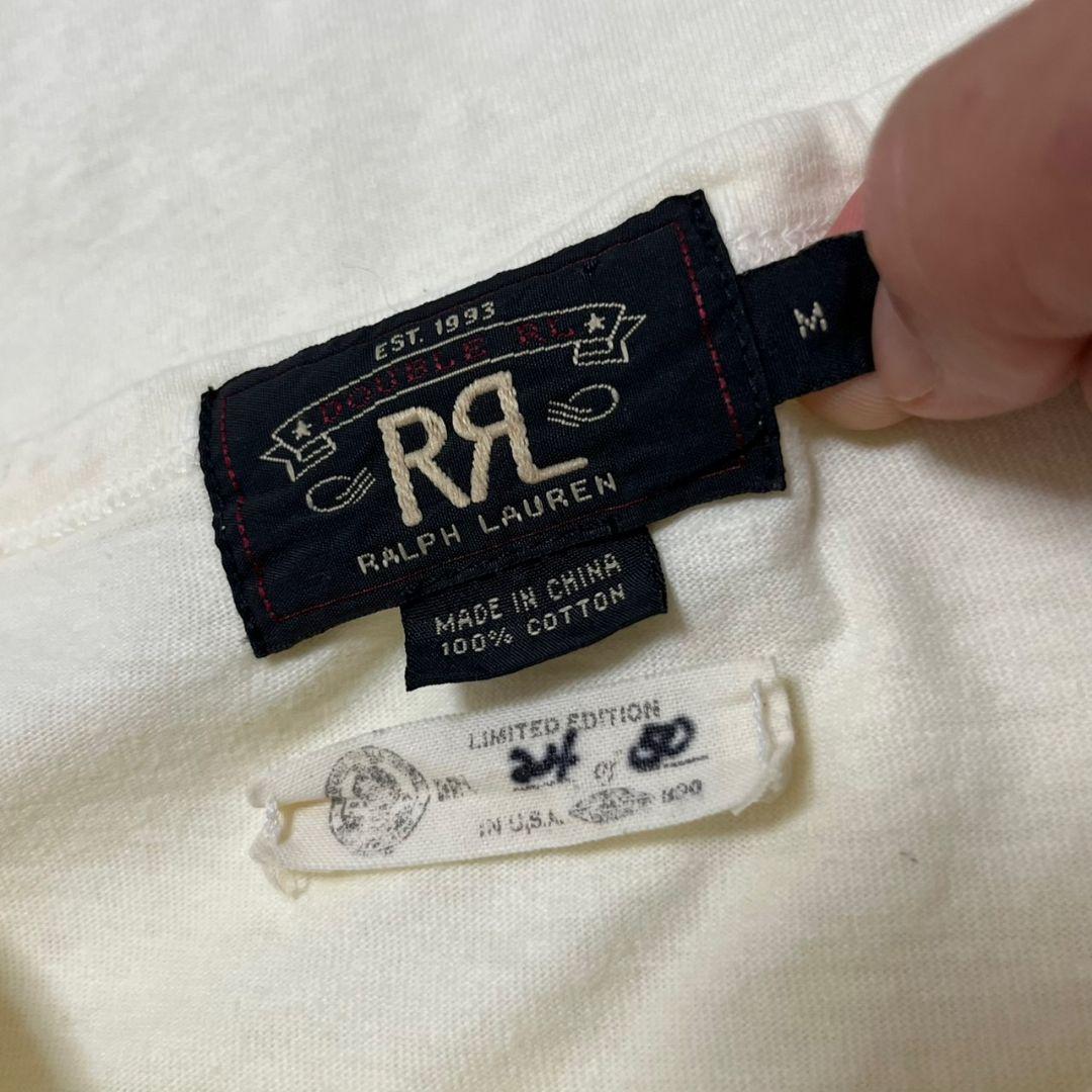 RRL ネイビー Tシャツ ダブルアールエル ラルフローレン Mサイズ