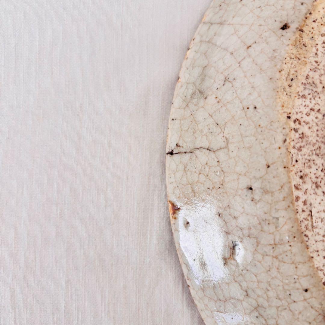 【古瀬戸】馬の目皿　9寸　江戸期　瀬戸焼　民藝