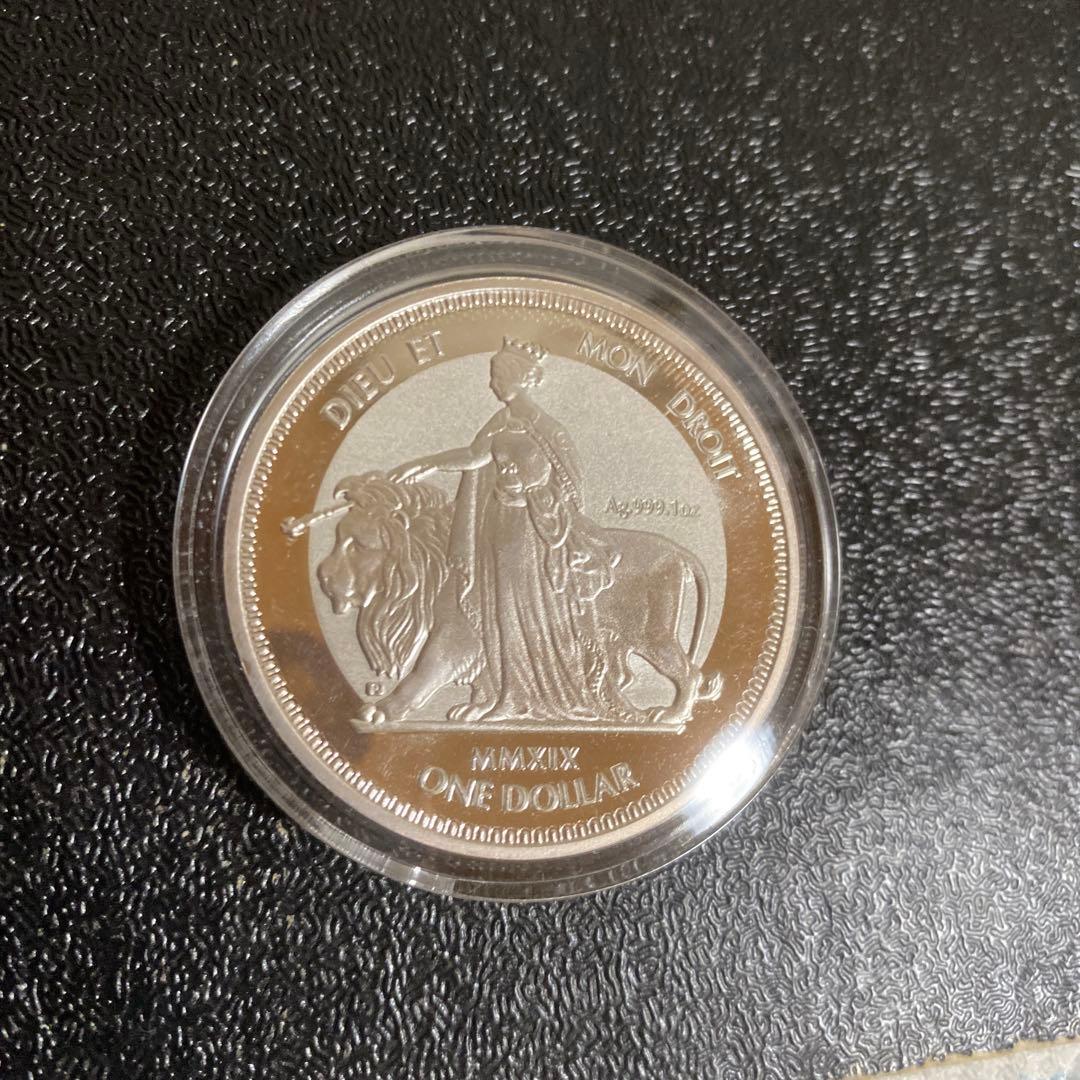 銀貨　99.9% 純銀　シルバー　ウナ　ライオン　銀貨　イギリス領　ブリタニア
