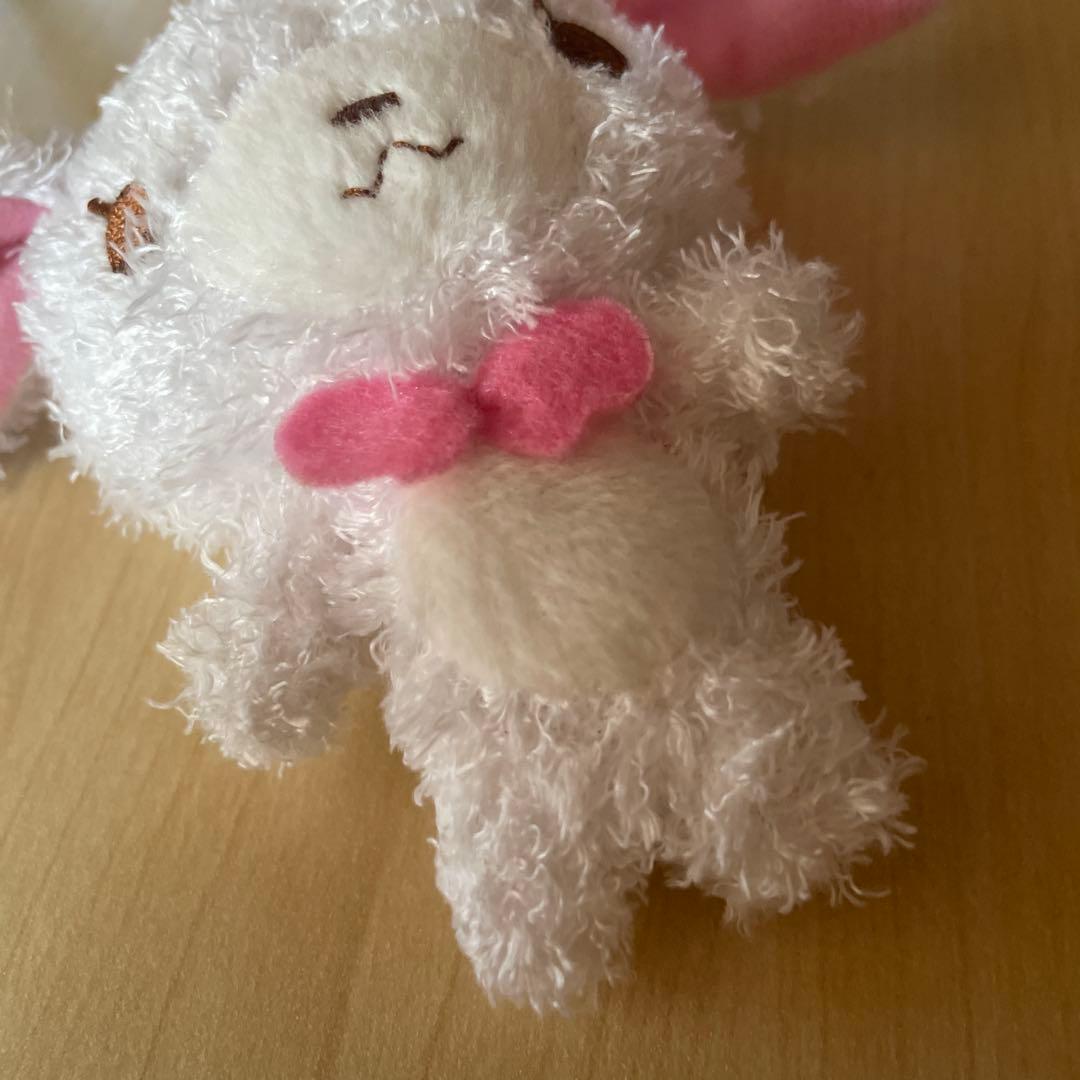 ミニぬいぐるみ　シュガーバニーズぬいぐるみ　しろうさ