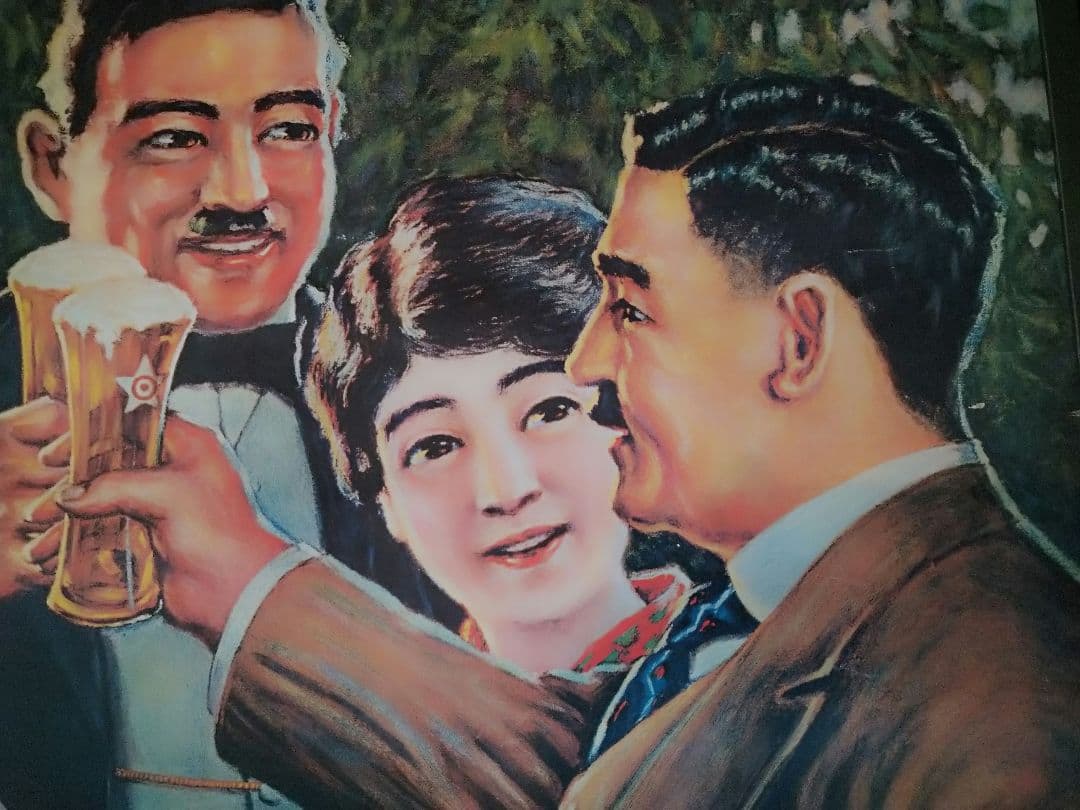 ♥豪華・最後の2枚セット⬛超・昭和レトロ希少なコレクションアサヒビールポスター