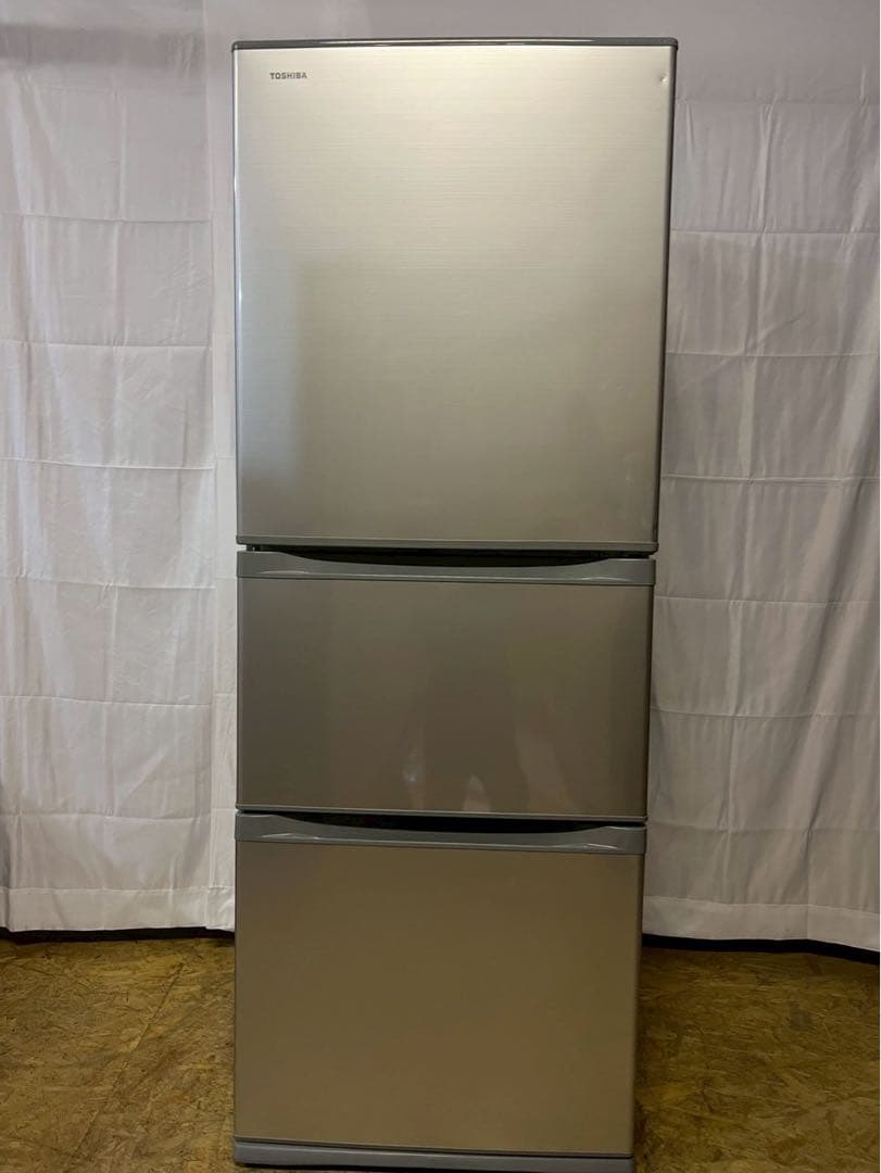 東芝 冷蔵庫 GR-S33S (S) 2020年製 330L 右開き