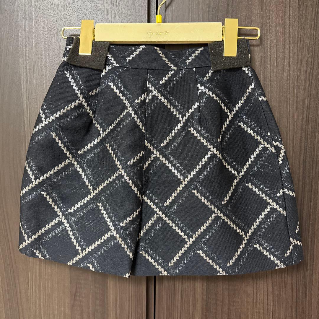 sheller♡メタリックジャガードキュロット