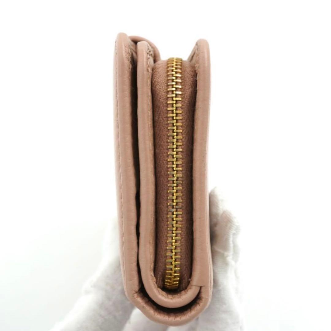 ✨新品未使用・箱保証書付✨　PRADA ミニ財布　シボ革　L字ファスナー ダイノ