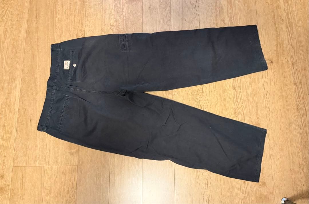 Stussy ブラック チノ ワーク パンツ34サイズ